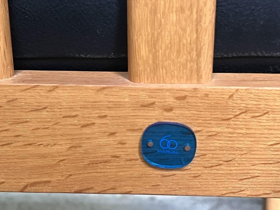 ◇マルニ60 maruni60 オーク フレームチェア 肘掛け有　2掛けソファ