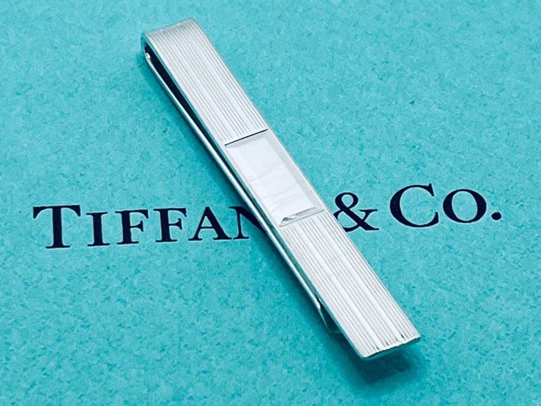 h812 ティファニー　エンジンターン　マネークリップ　シルバー　925