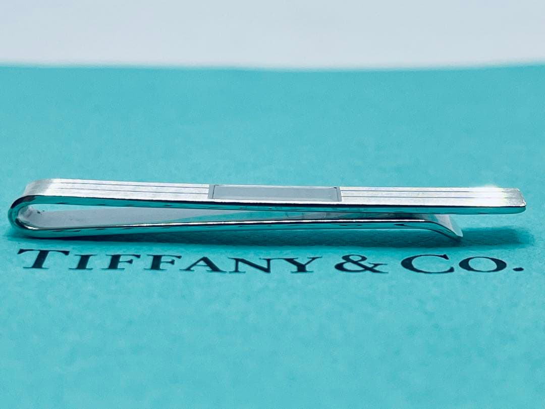 h812 ティファニー　エンジンターン　マネークリップ　シルバー　925