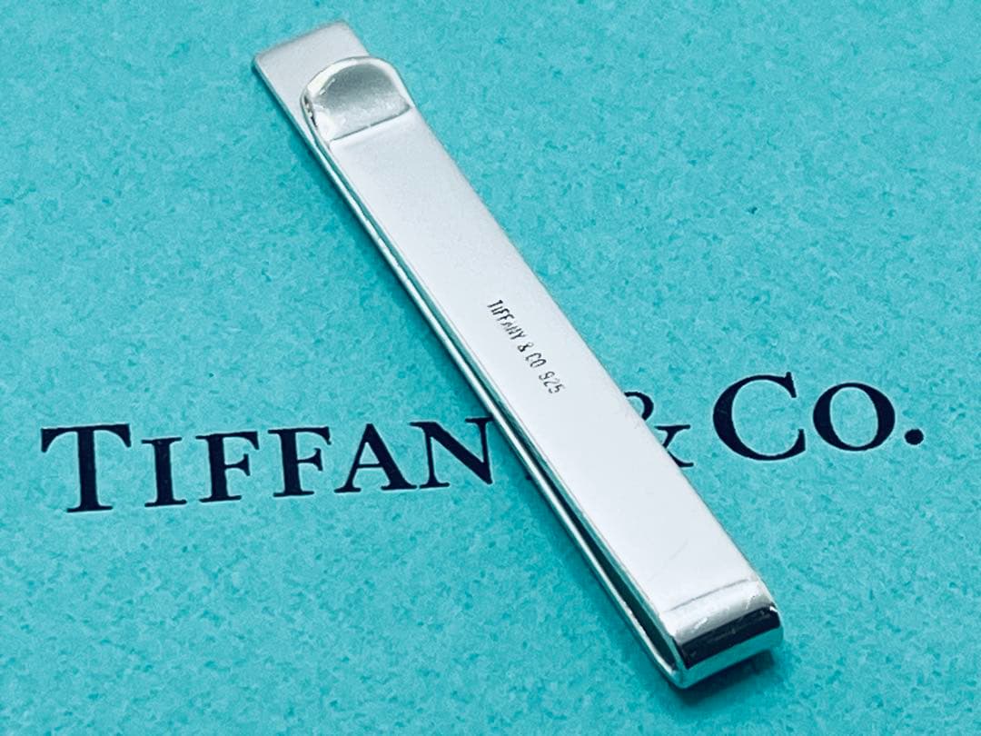 h812 ティファニー　エンジンターン　マネークリップ　シルバー　925