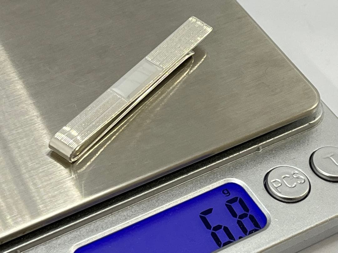 h812 ティファニー　エンジンターン　マネークリップ　シルバー　925