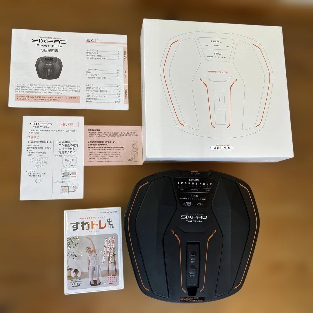 SIXPADFoot FitシックスパッドフットフィットライトすわトレDVD付き