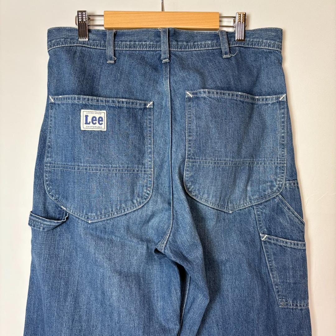 Lee LM7288 USED加工 デニム ペインターパンツ ライトブルー系 M