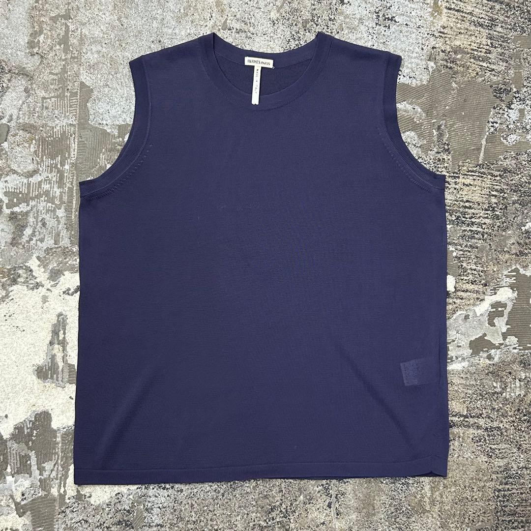 2001ss マルジェラ期 HERMES / レーヨンニット タンクトップ