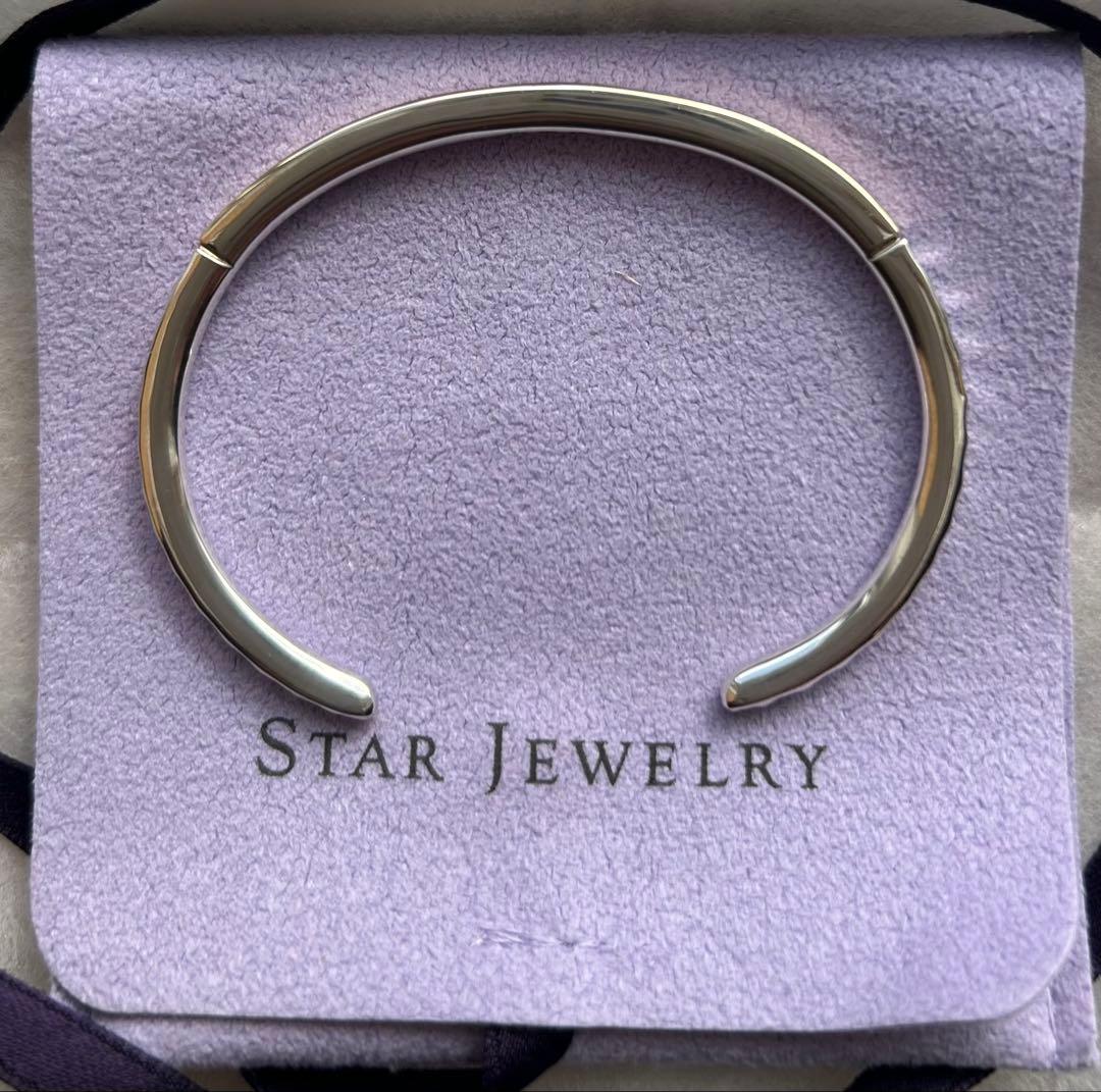 スタージュエリー　バングル　シルバー925/K10 ゴールド