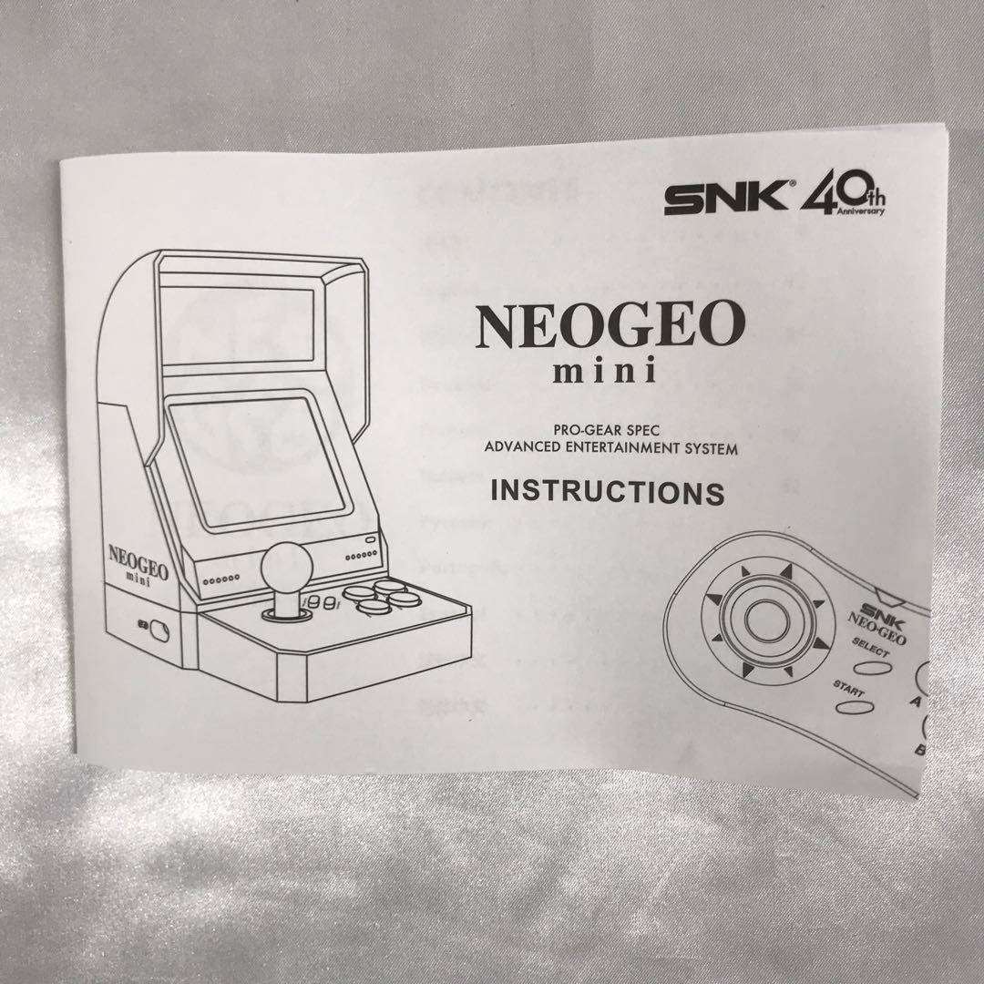 NEOGEO mini 本体 サムライスピリッツ限定版セット (橘右京)