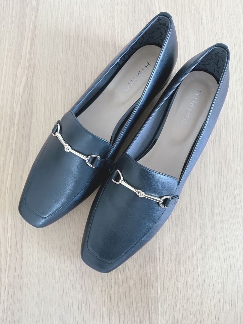 【こゆき】 卑弥呼　ローファー　ブラック　本革　26cm