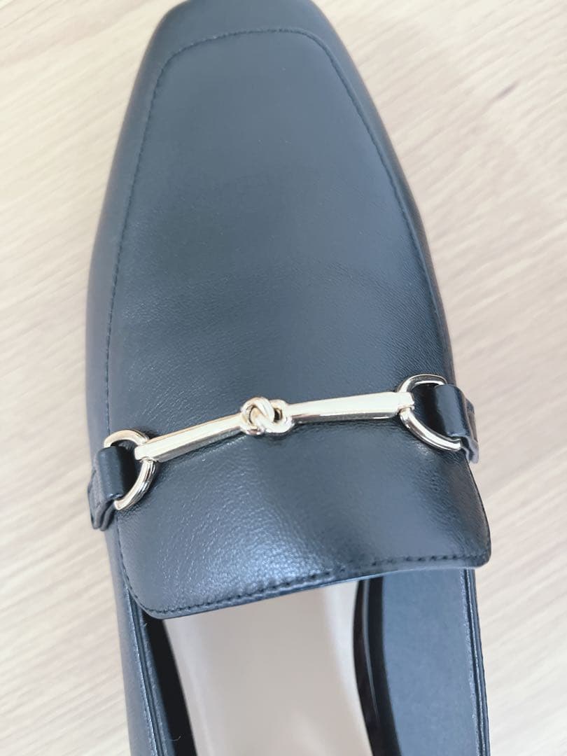 【こゆき】 卑弥呼　ローファー　ブラック　本革　26cm