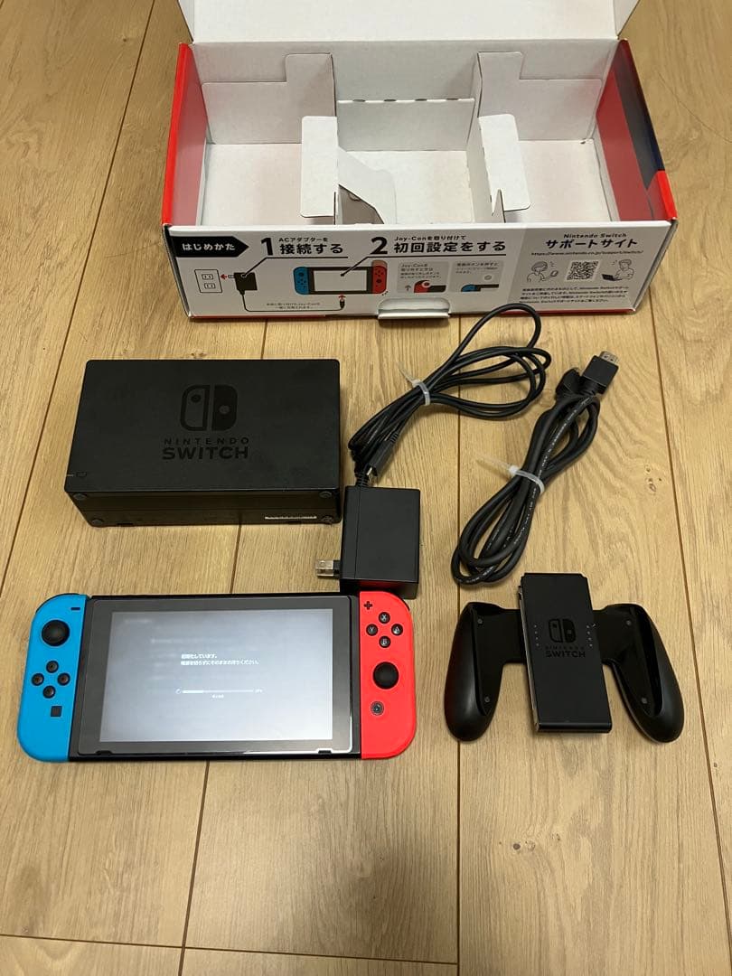 Nintendo Switch ネオンブルー/ネオンレッド 本体　SDカード付き