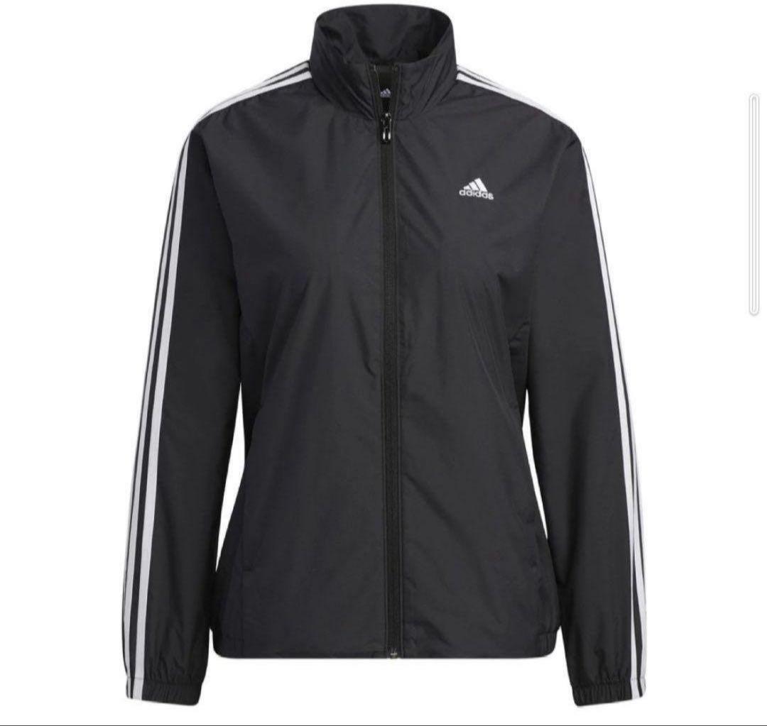 最終値下げ【希少】アディダス　裏起毛ウインドブレーカー上下　レディースL　未使用