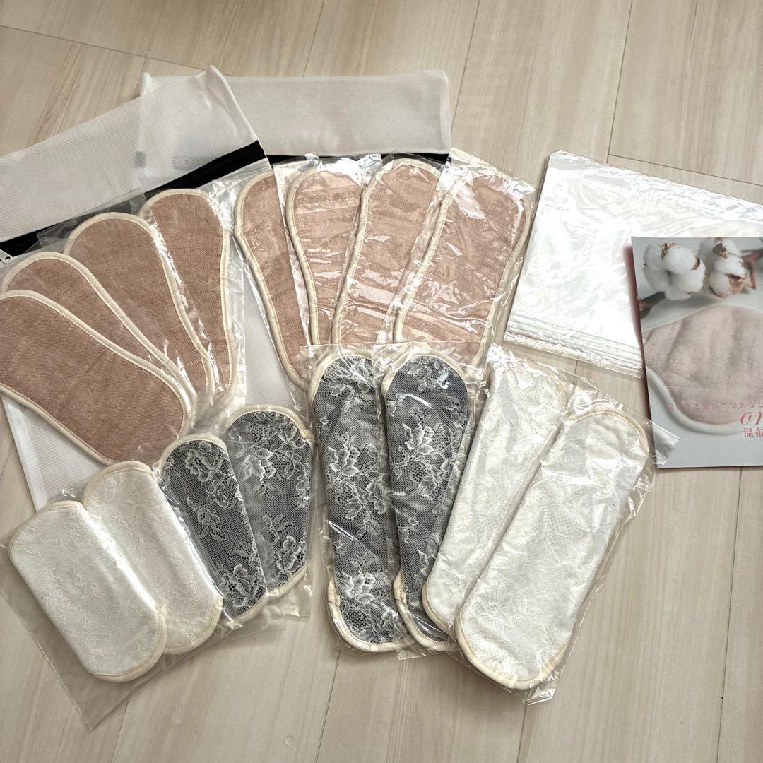 特価　今治　シルク　絹　温布ナプキン　レース　より健康に　お値下げ不可