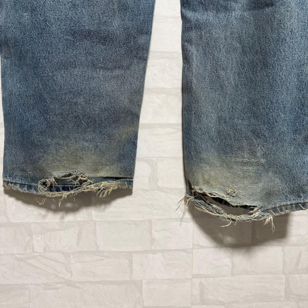 【希少】00s Carhartt ダブルニーデニムペインターパンツW44 L30