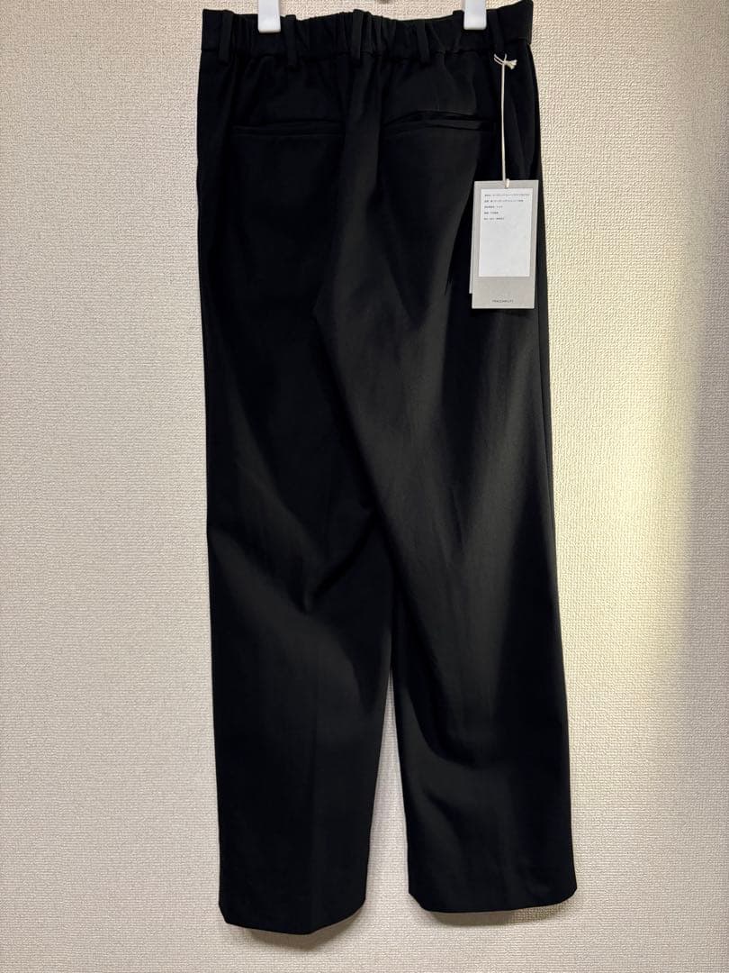 オーガニックコットン サバイバルクロス ワンタック テーパード トラウザーズ