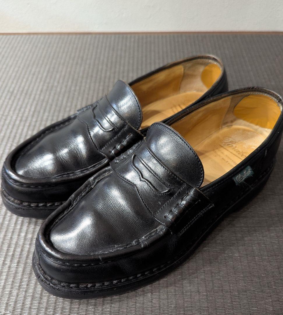 Paraboot パラブーツ ランス 革靴　ローファー　ドレス　7ハーフ 黒