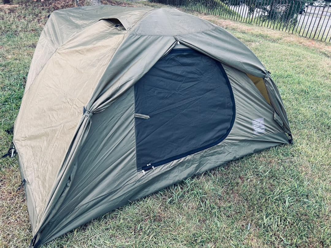 新品未使用 試し張りのみ おしゃれ 1~2人 組立簡単ソロテント オンワードDD