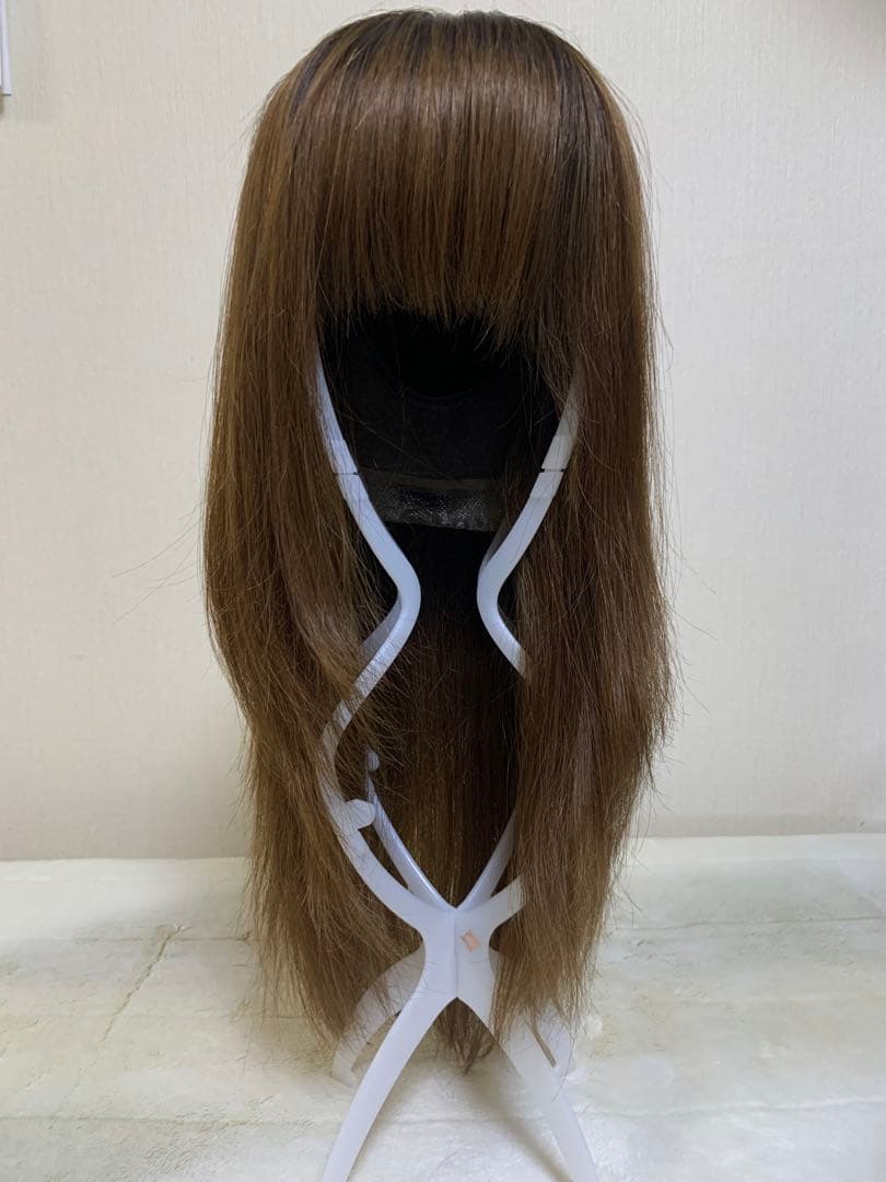 【美品】REMY人毛100% フルウィッグ　リネアストリア　天使の風渡るレース