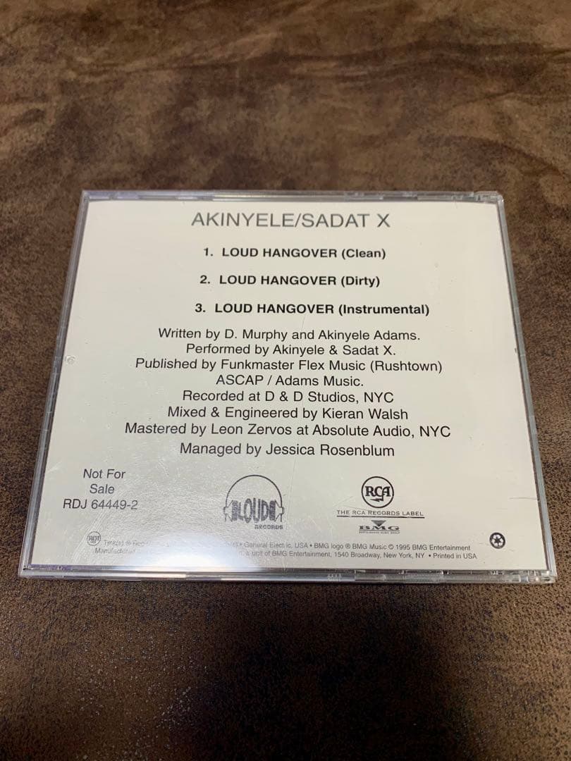 【メガレア】Akinyele Sadat X / Loud Hangover