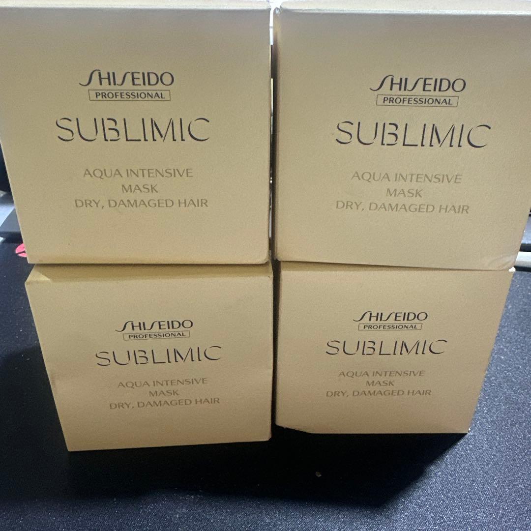 【新品未使用】資生堂 SUBLIMIC アクアインテンシブマスクD 4点セット
