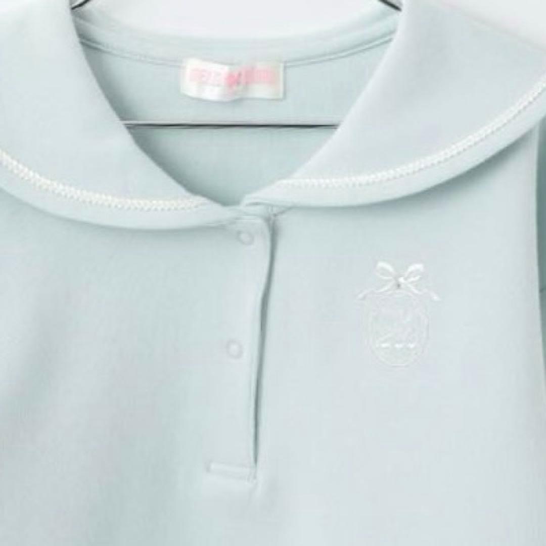 メゾピアノ セーラー短丈プルオーバー＆長袖Tシャツセット　130