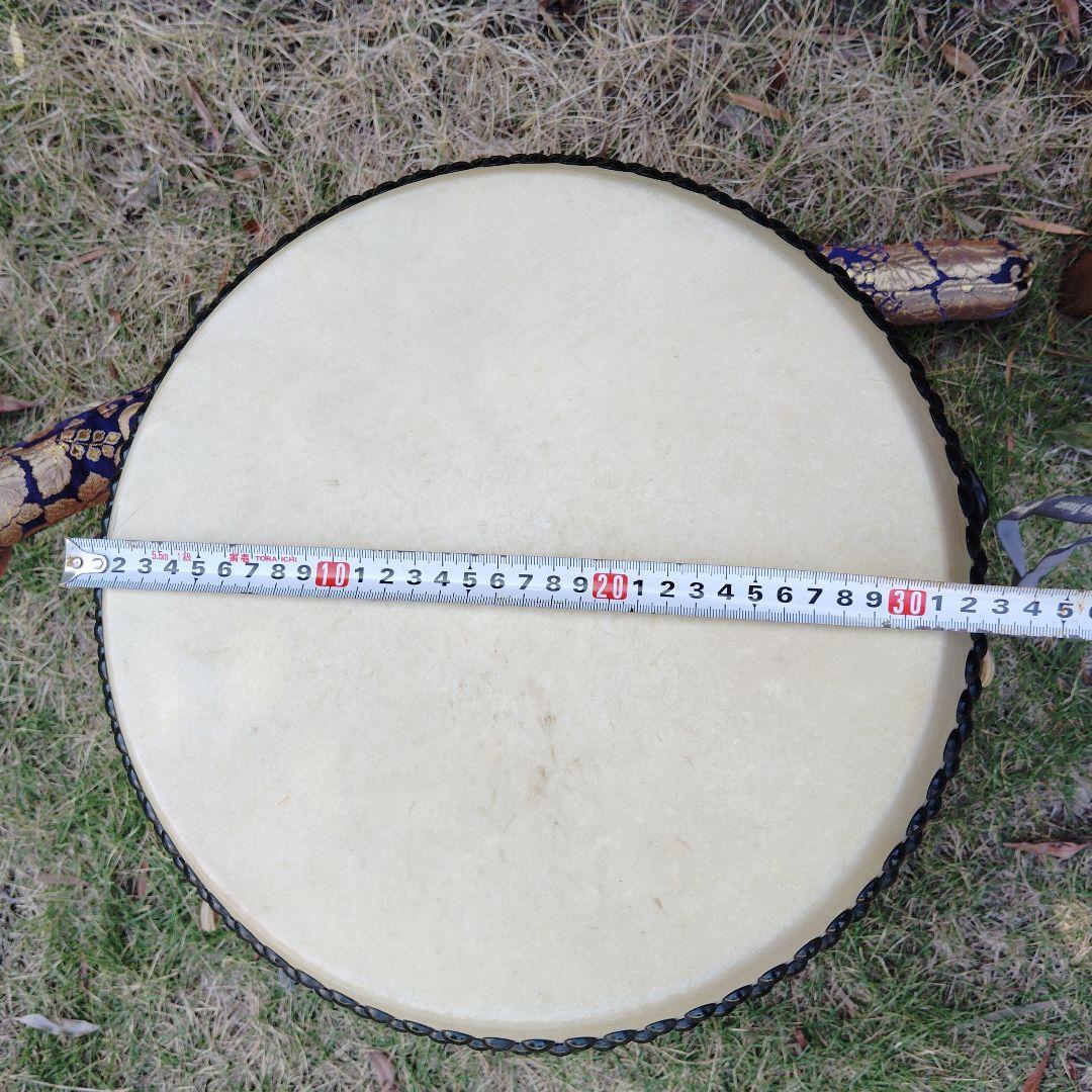 和太鼓 直径約40cm 金色模様