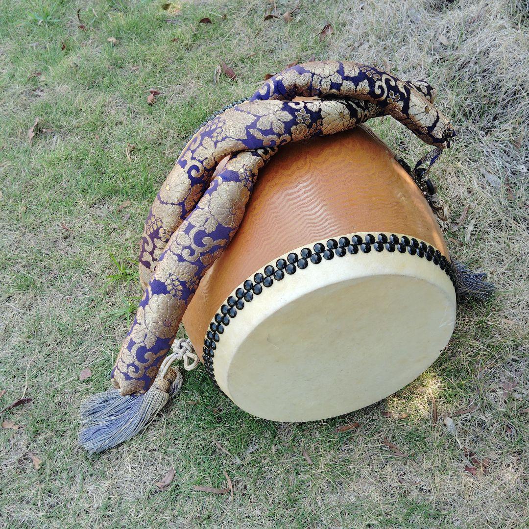 和太鼓 直径約40cm 金色模様