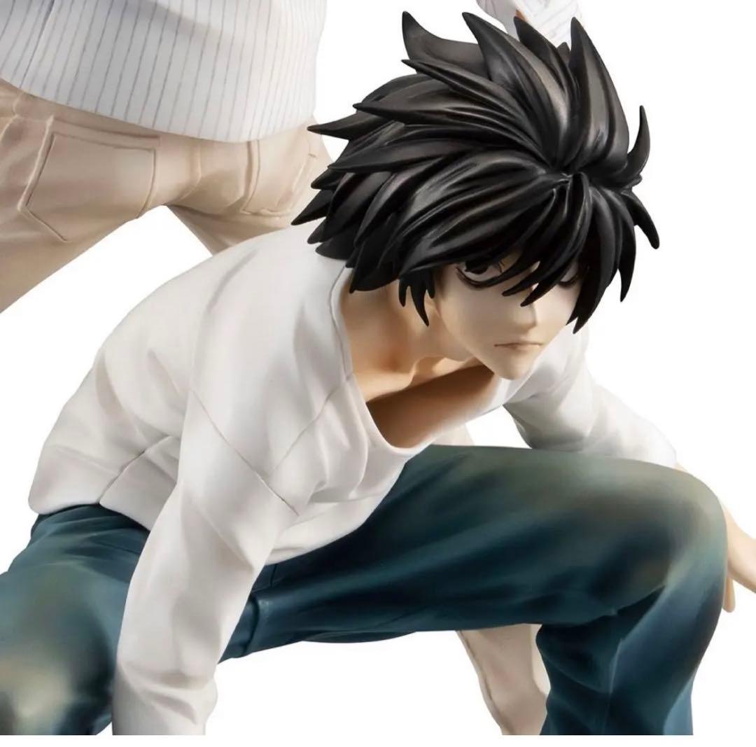 デスノート G.E.M. シリーズ L & 月 フィギュア 2体セット