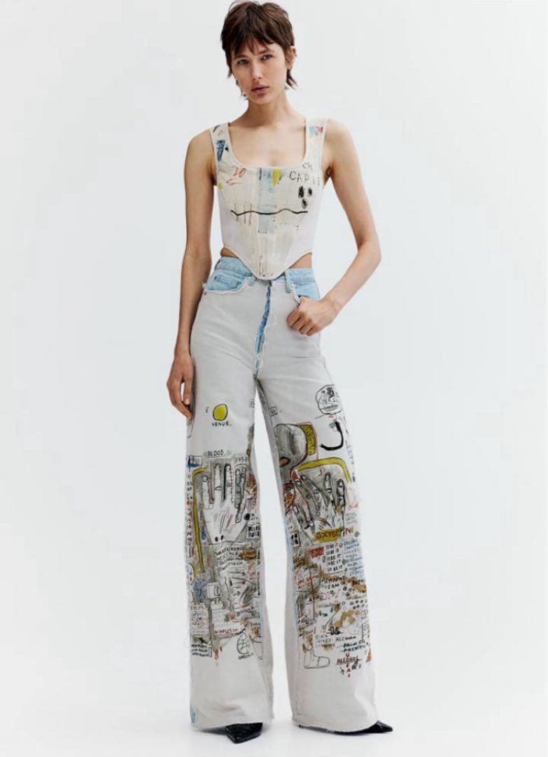 basquiat x  コラボ コルセット34