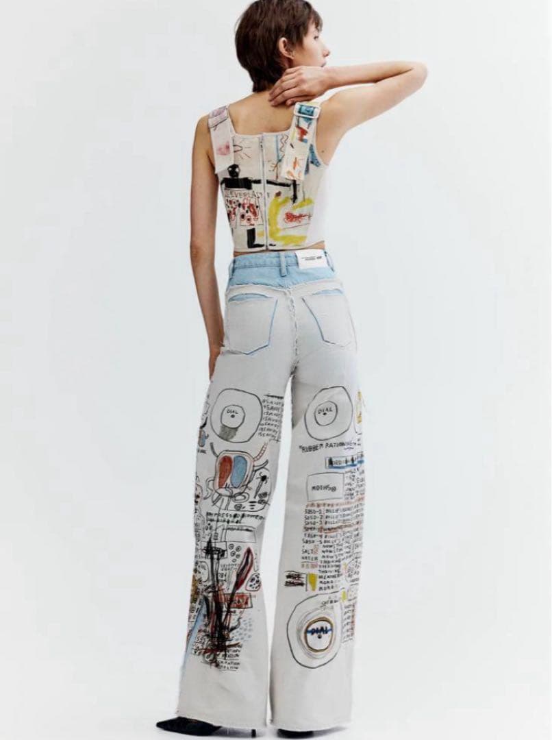 basquiat x  コラボ コルセット34