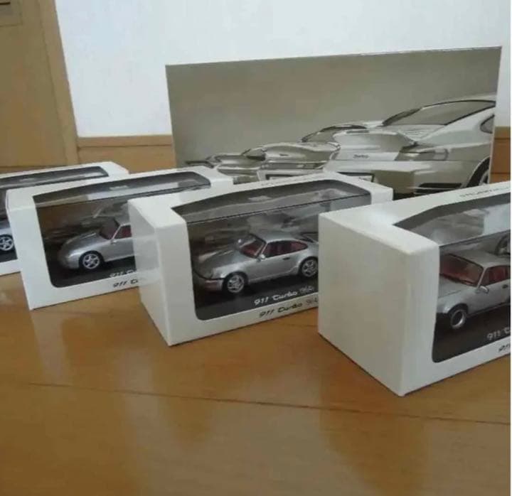 【セール】ミニチャンプス　ポルシェ911　ターボクーペ　4台セット　1/43