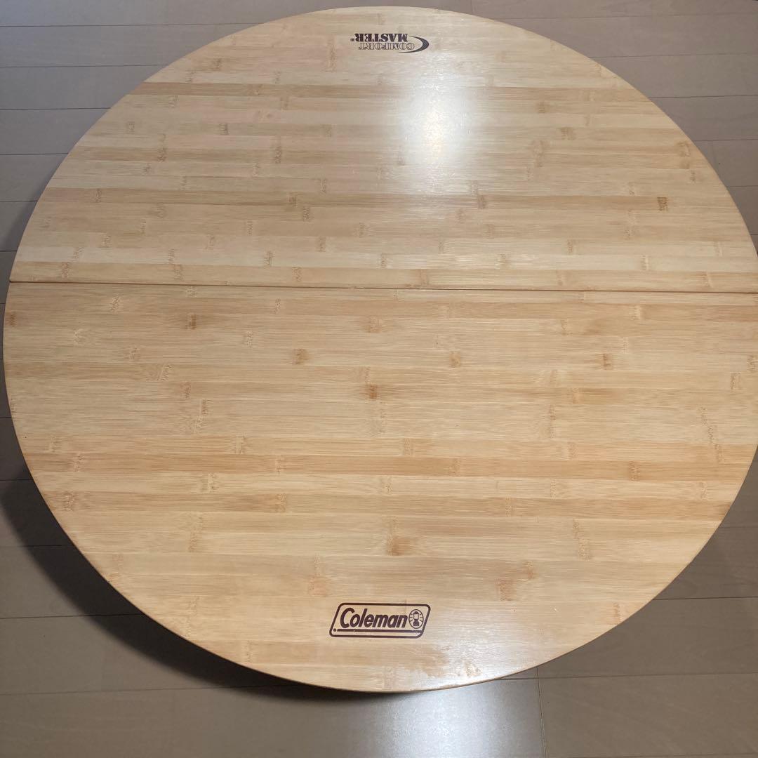 【廃盤】 即日発送 Coleman コンフォートマスターバンブーオーバルテーブル