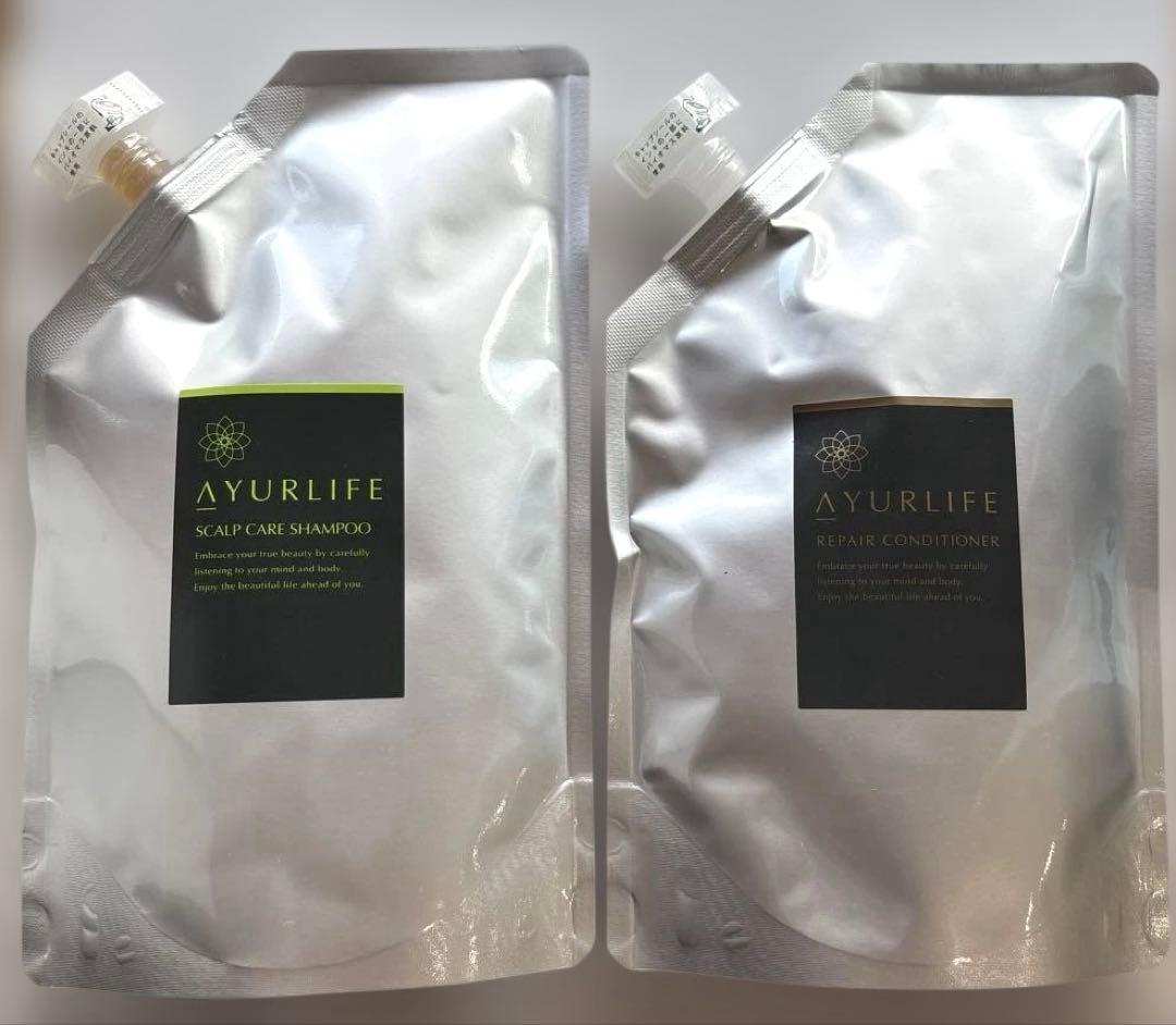 【新品】アーユルライフスカルプケアシャンプーリペアコンディショナー詰替400ml