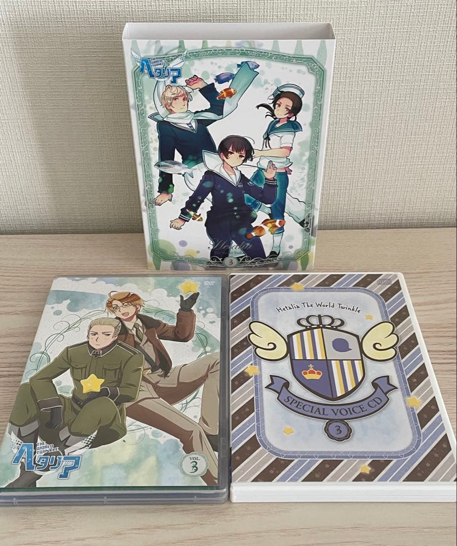ヘタリア The World Twinkle アニメイト限定版 3巻セット