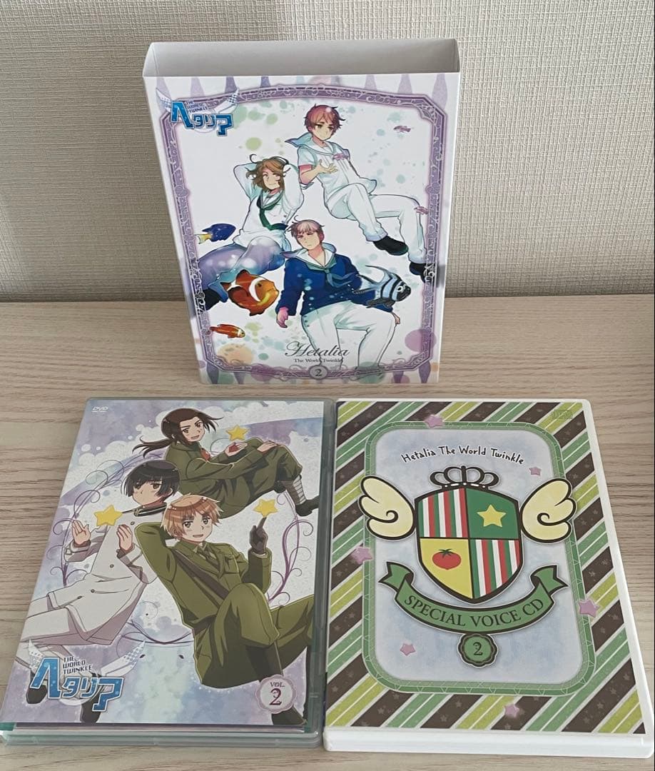 ヘタリア The World Twinkle アニメイト限定版 3巻セット