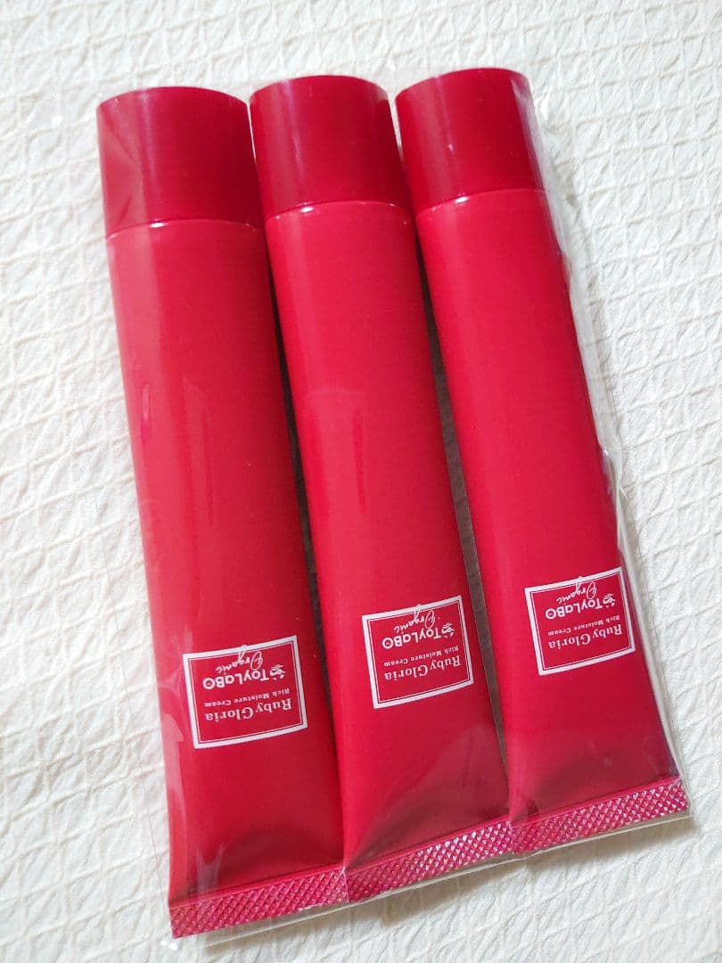 トイラボ オーガニック ルビーグロリア リッチモイスチュアクリーム 40mlx3