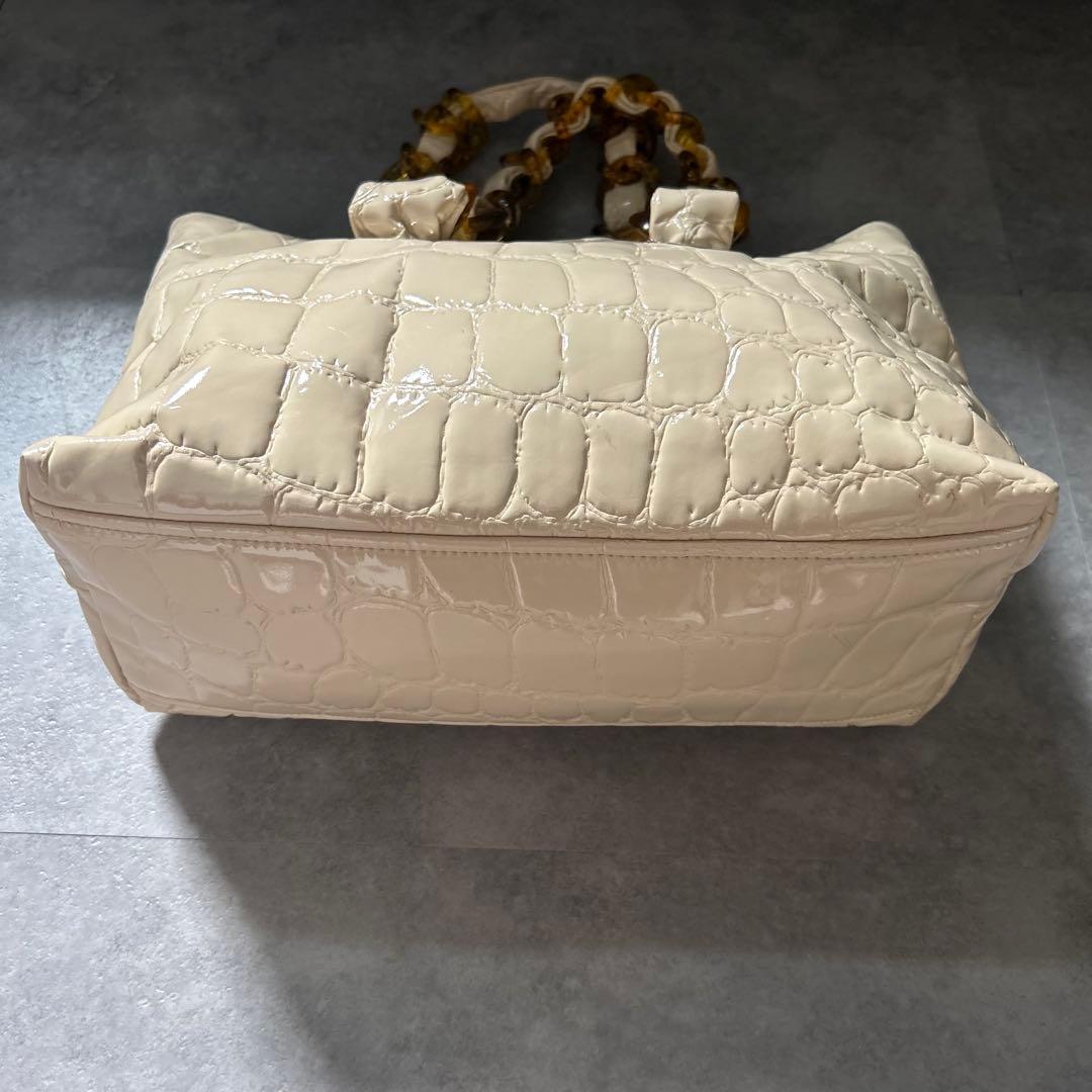 【希少モデル❗️】美品！vintage miumiu ハンドバッグ　ホワイト