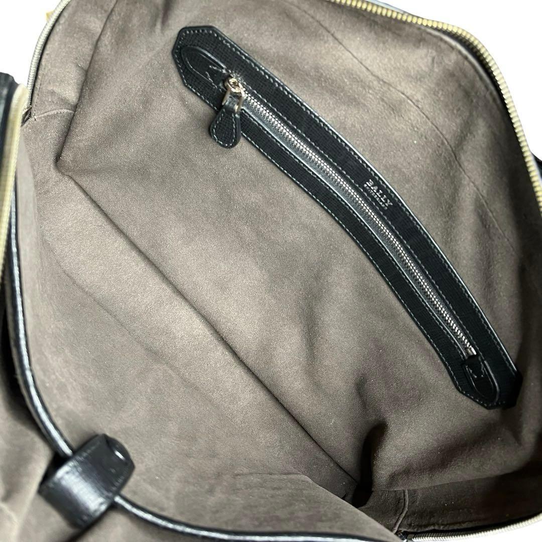 美品 BALLY バリー レザー 2WAY バッグ ビジネス A4 ブラック