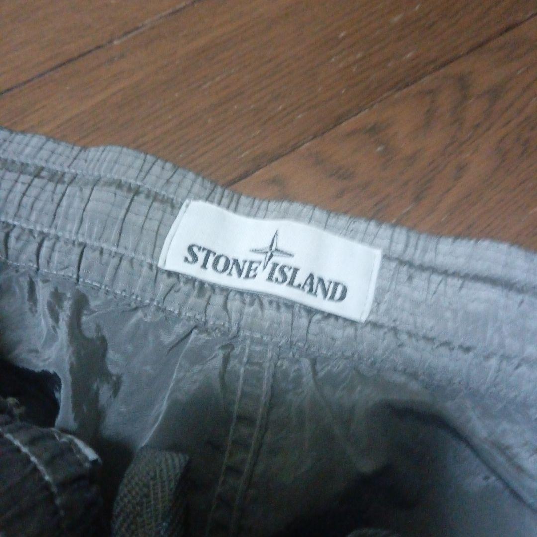 美品　Stone  グレー　シルバー カーゴパンツ Mサイズ