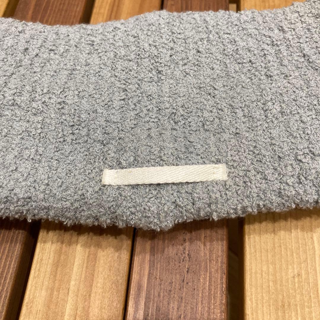 kinema パイルヘアバンド　グレー　pile hair band キネマ