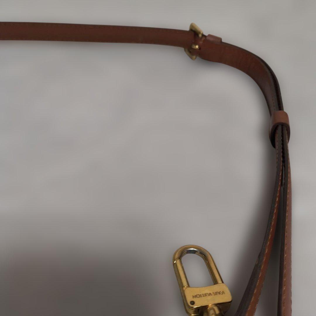 caamr ルイ・ヴィトン　ブラウンレザー ストラップ ゴールド金具
