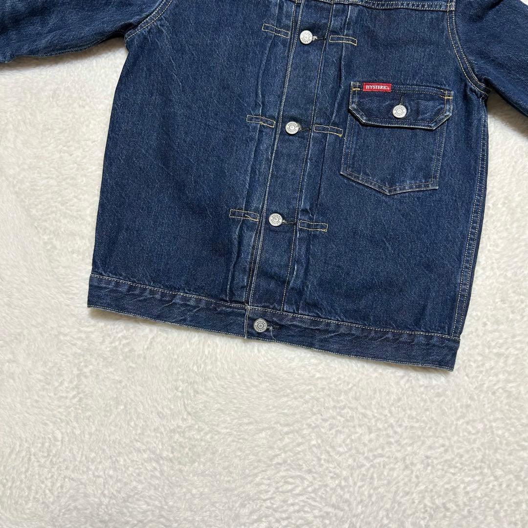 ヒステリックグラマー 1stTYPE WNB加工 デニムジャケット ハチノス S