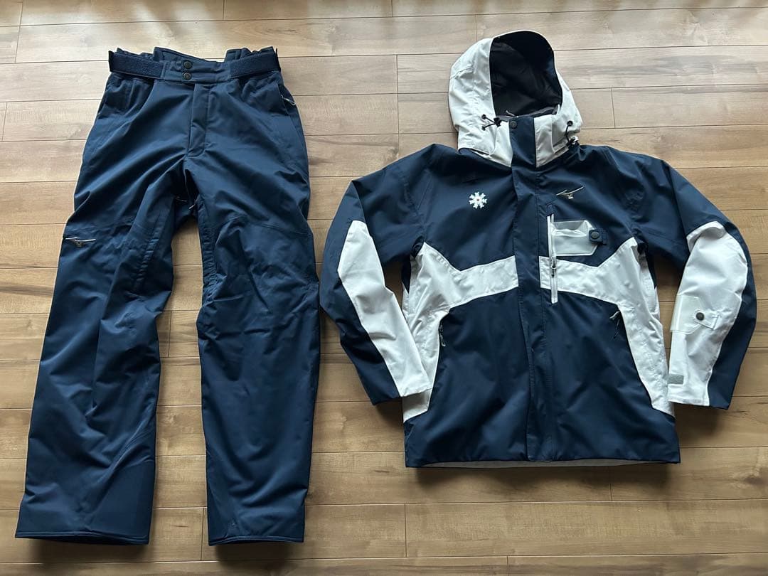 非売品 ミズノ スキーウエア 上下セット L