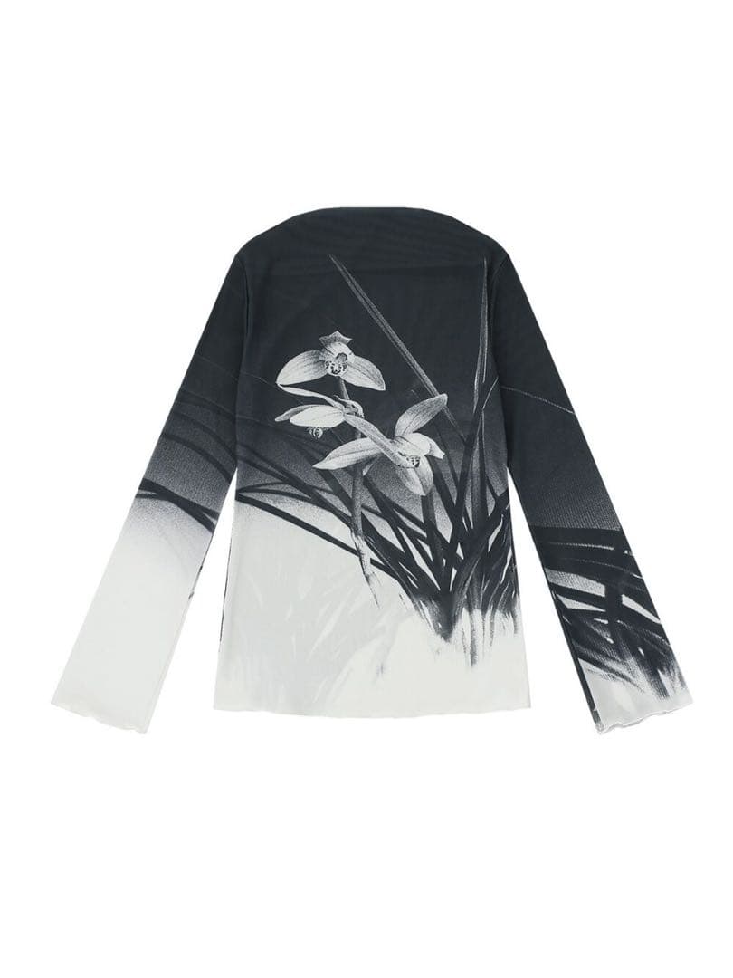 トップス kashiko Orchid Mesh Top