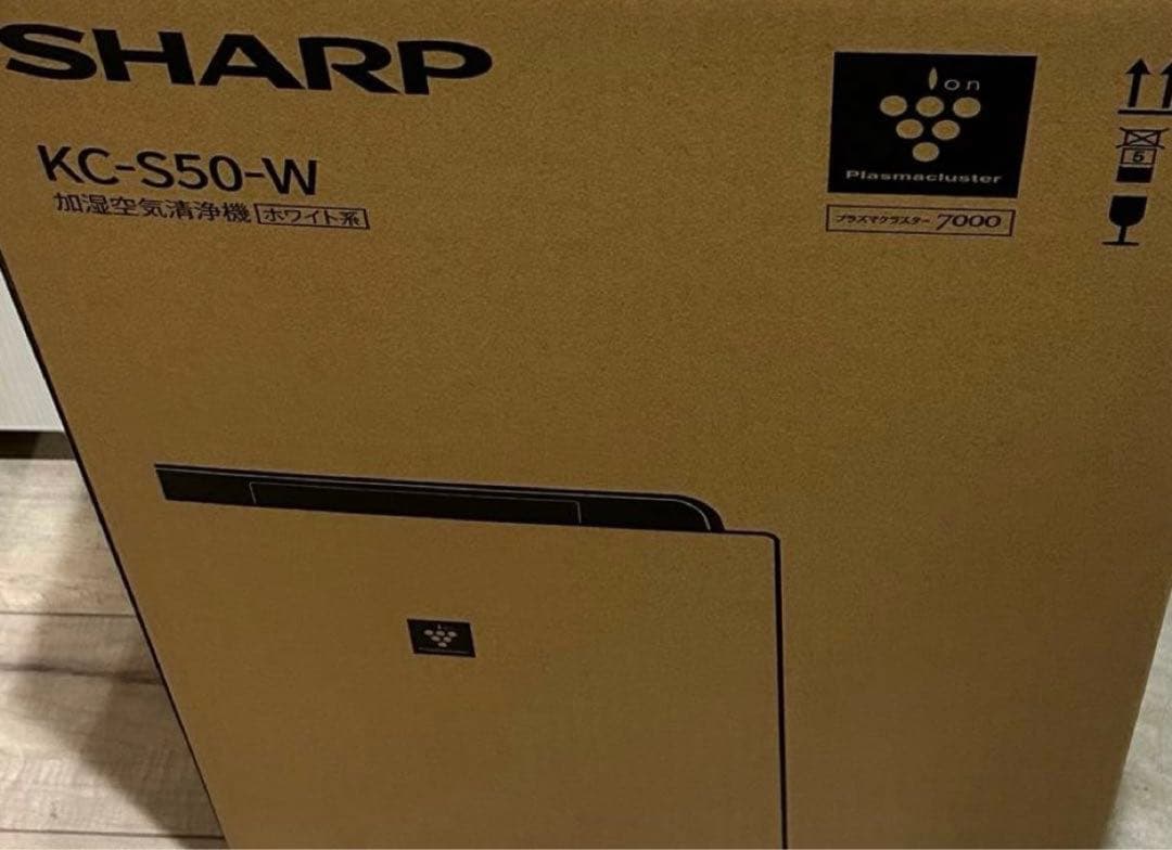 シャープ 加湿 空気清浄機 KC-S50-W