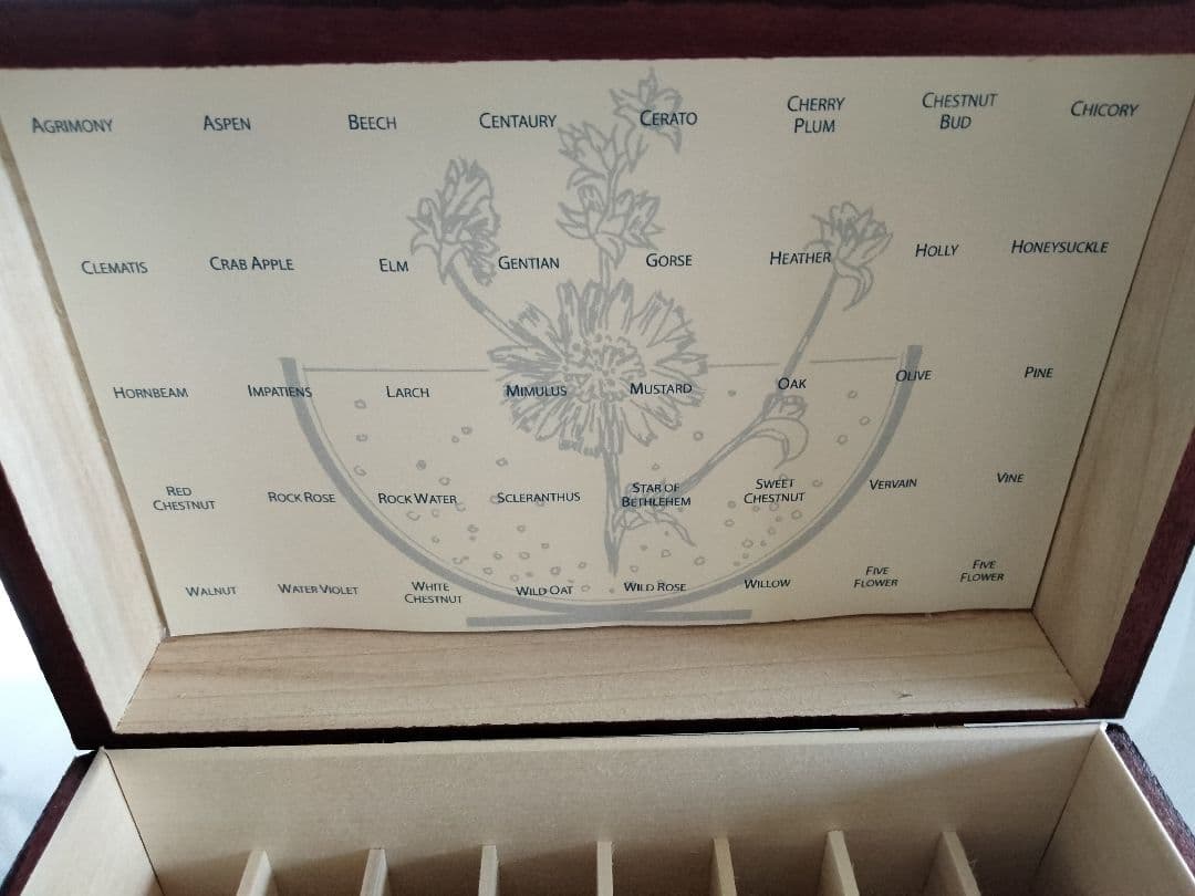 【01/2036】フラワーエッセンスのフルセットと専用木箱♪ヒーリングハーブス社