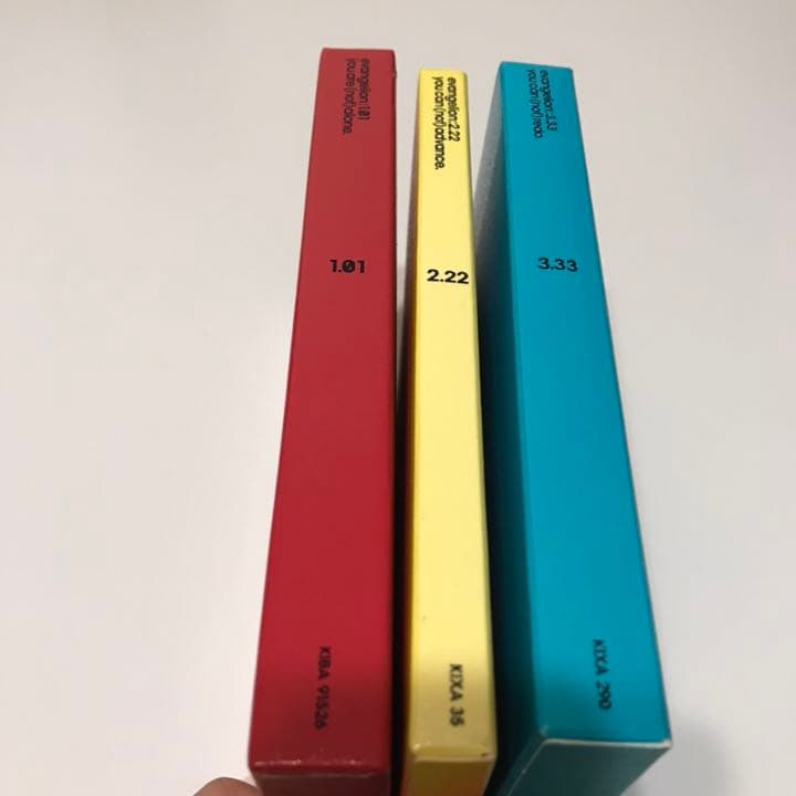 エヴァンゲリオン　映画　序　破　 DVD Q  Blu-ray 3点