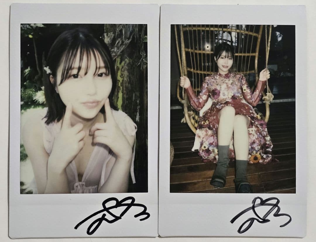 唯井まひろ サイン入り チェキセット