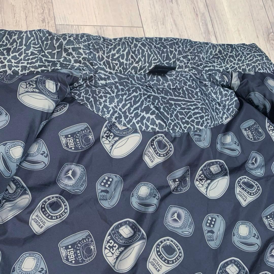 海外限定 ジョーダンブランド エレファント 総柄ダウンベスト