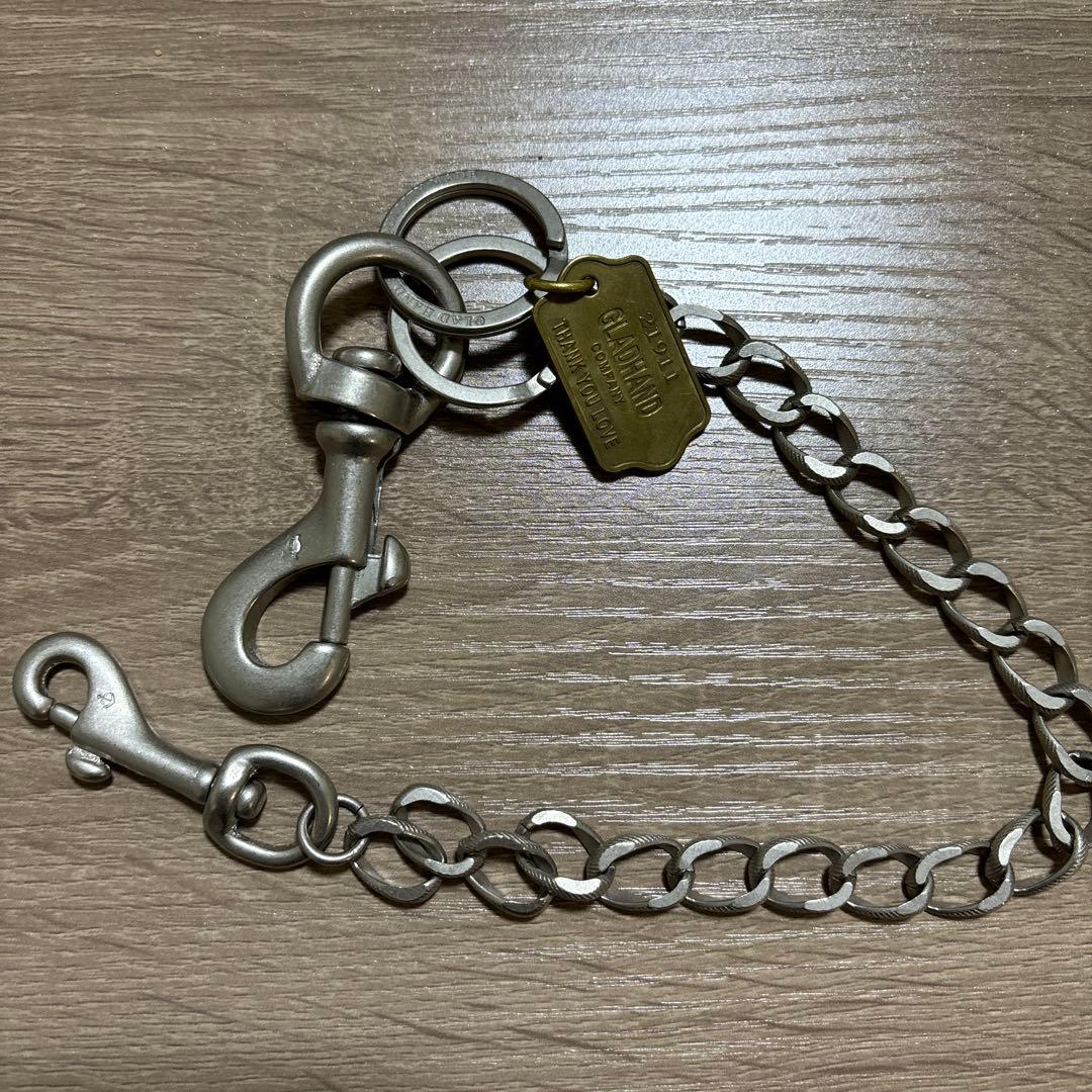 【GLADHAND＆Co.】ウォレットチェーン、カラビナ