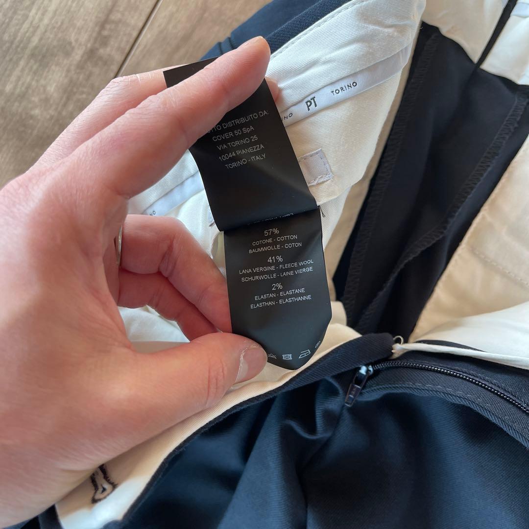 【新品未使用】PTTORINO PT01 スラックス トラウザーズ 46