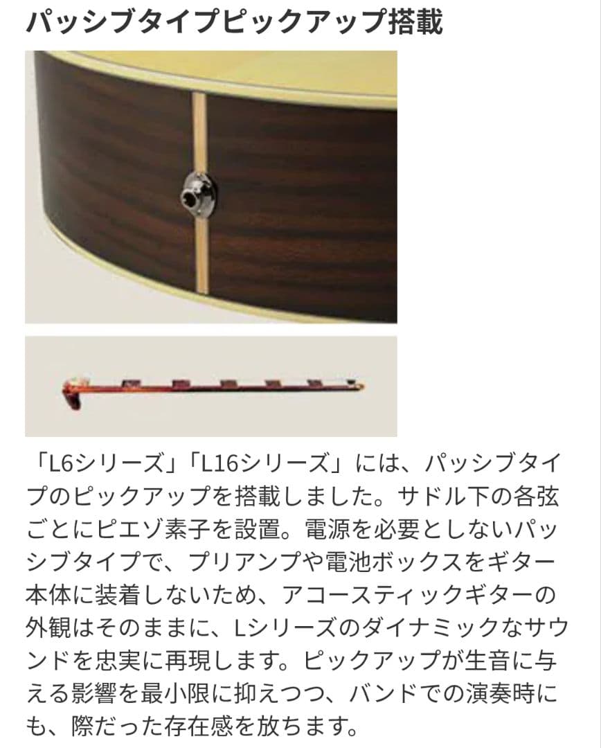 ギター YAMAHA LL6 ARE BS